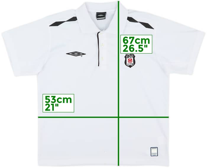 2005-06 Besiktas Umbro Polo Shirt - 6/10 - (M)