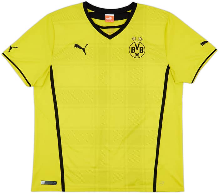 2013-14 Borussia Dortmund Home Shirt - 4/10 - (XXL)