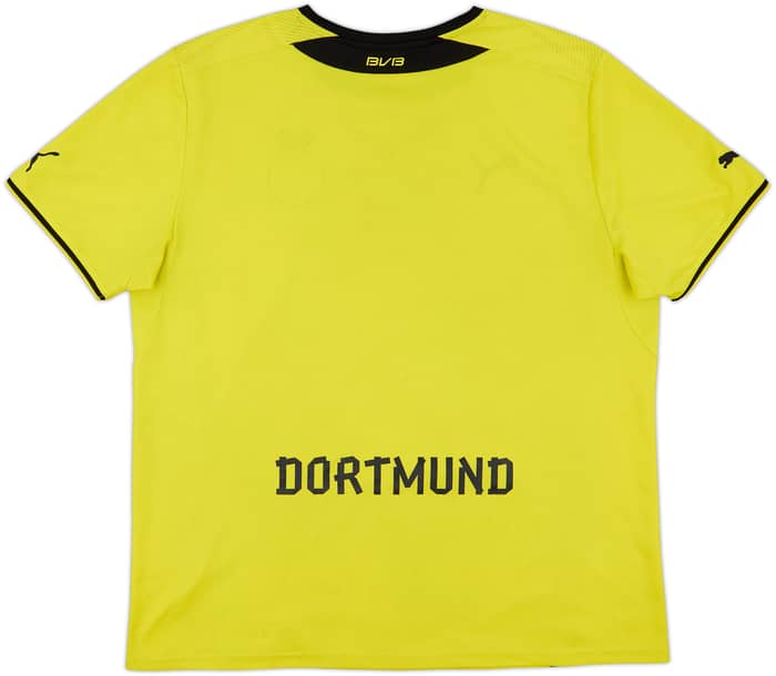 2013-14 Borussia Dortmund Home Shirt - 4/10 - (XXL)