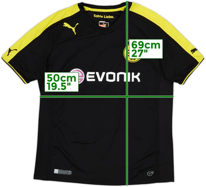 2013-14 Borussia Dortmund Away Shirt - 9/10 - (XL.Boys)