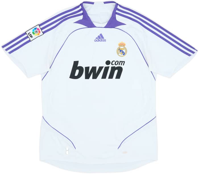 2007-08 Real Madrid Home Shirt Ronaldo #9 - 8/10 - (M)