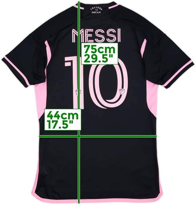 2023-24 Inter Miami Authentic Away Shirt Messi #10 - 9/10 - (S)