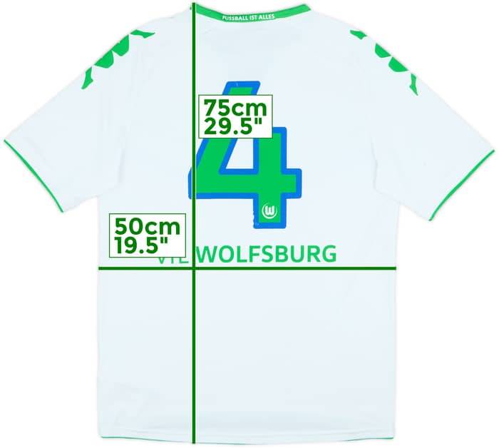 2015-16 Wolfsburg Home Shirt #4 - 7/10 - (M)
