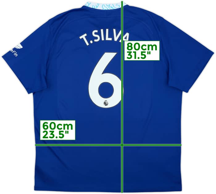 2022-23 Chelsea Home Shirt T.Silva #6 - 10/10 - (XL)