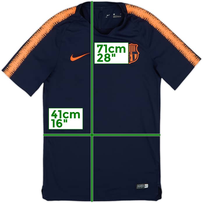 2018-19 Barcelona Nike Training Shirt - 8/10 - (S)