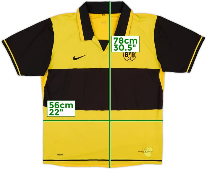 2007-08 Borussia Dortmund Home Shirt - 5/10 - (XL)