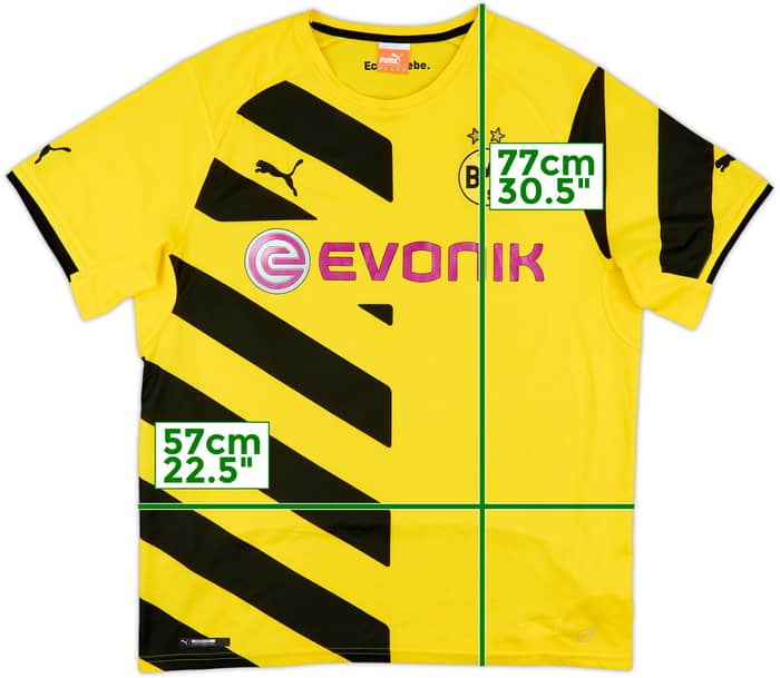 2014-15 Borussia Dortmund Home Shirt - 8/10 - (XL)