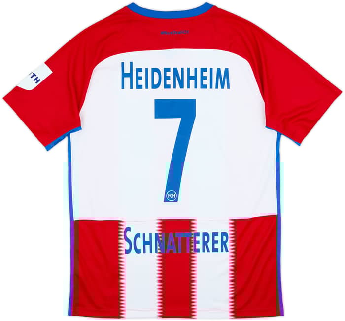 2019-20 Heidenheim Home Shirt Schnatterer #7 - 10/10 - (L)