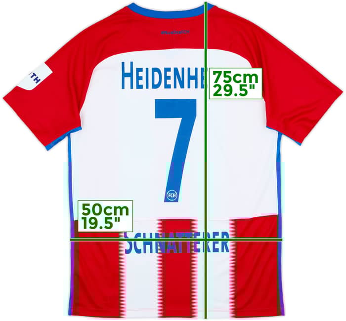 2019-20 Heidenheim Home Shirt Schnatterer #7 - 10/10 - (L)