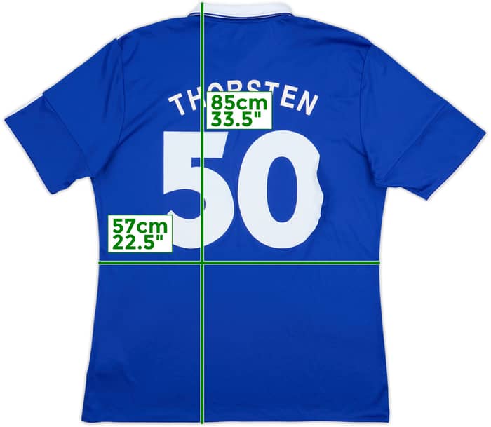 2010-12 Schalke Home Shirt Thorsten #50 - 5/10 - (XL)