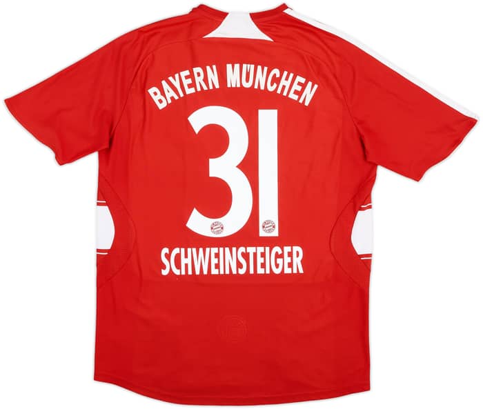 2008-09 Bayern Munich Home Shirt Schweinsteiger #31 - 7/10 - (M)