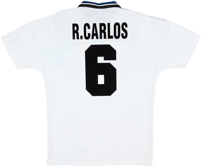 1995-96 Inter Milan Third Shirt R.Carlos #6 - 8/10 - (L)