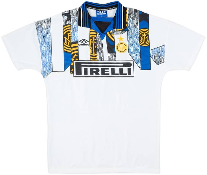 1995-96 Inter Milan Third Shirt R.Carlos #6 - 8/10 - (L)