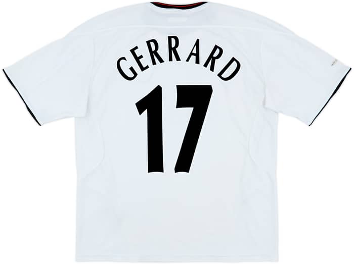 2003-04 Liverpool Away Shirt Gerrard #17 - 5/10 - (L)