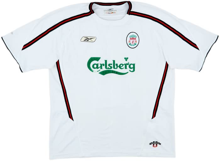 2003-04 Liverpool Away Shirt Gerrard #17 - 5/10 - (L)