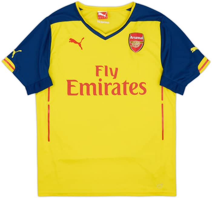 2014-15 Arsenal Away Shirt Arteta #8 - 8/10 - (M)