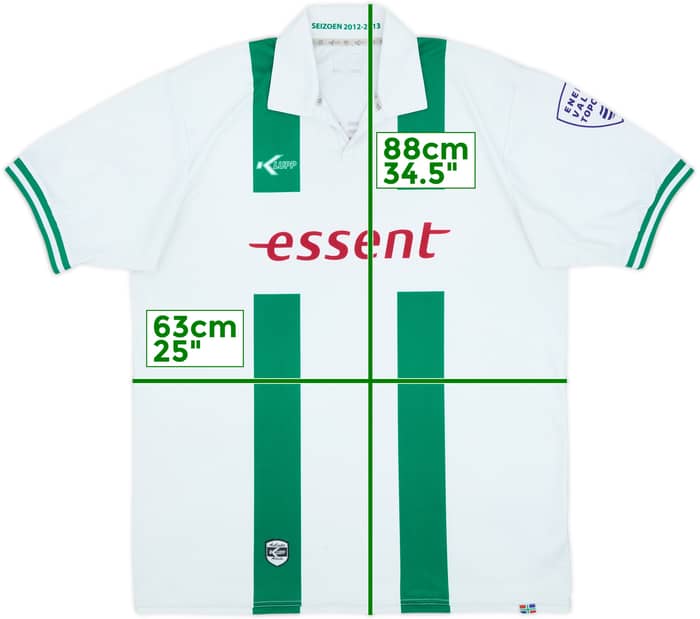 2012-13 FC Groningen Home Shirt - 7/10 - (3XL)