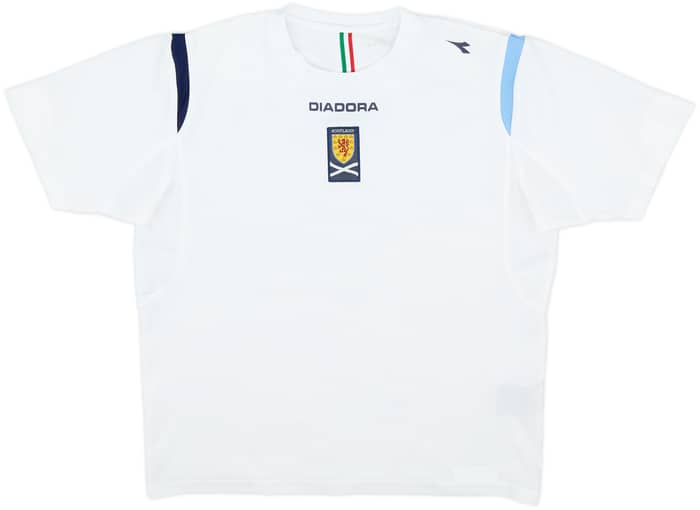 2003-04 Scotland Diadora Training Shirt - 8/10 - (L.Boys)