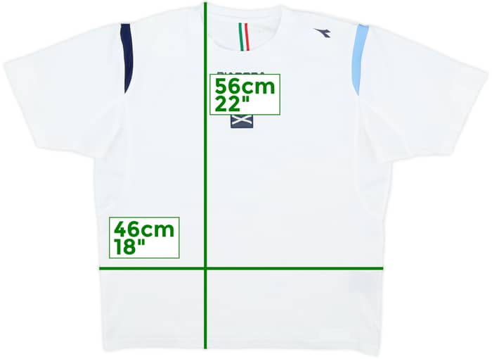 2003-04 Scotland Diadora Training Shirt - 8/10 - (L.Boys)