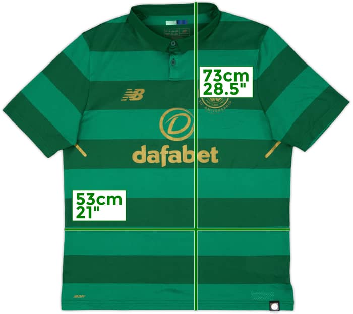 2017-18 Celtic 'Lisbon Lions 50th Anniversary' Away Shirt - 9/10 - (L)