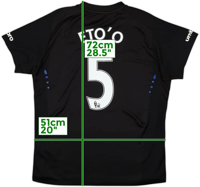 2014-15 Everton Away Shirt Eto'o #5 - 7/10 - (M)