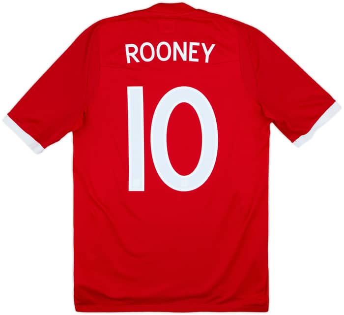 2010-11 England Away Shirt Rooney #10 - 9/10 - (M)