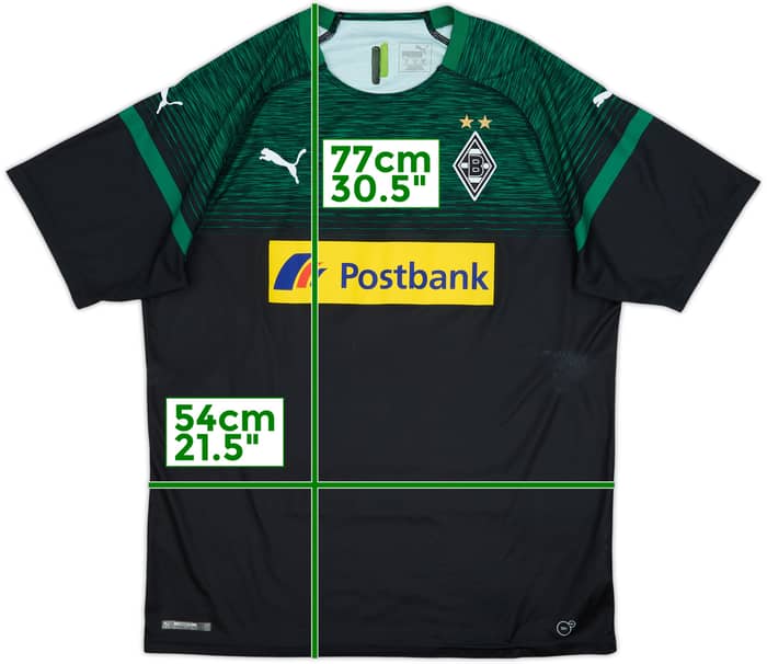 2018-19 Borussia Monchengladbach Away Shirt - 7/10 - (XL)