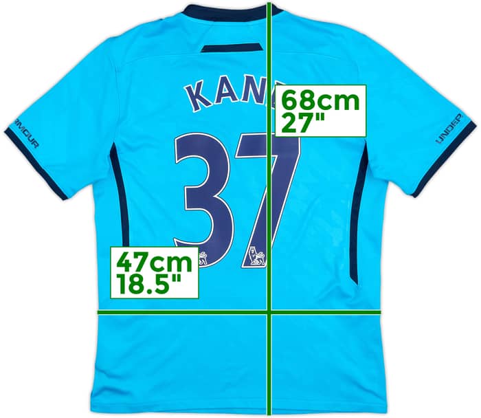 2013-14 Tottenham Away Shirt Kane #37 - 6/10 - (S)