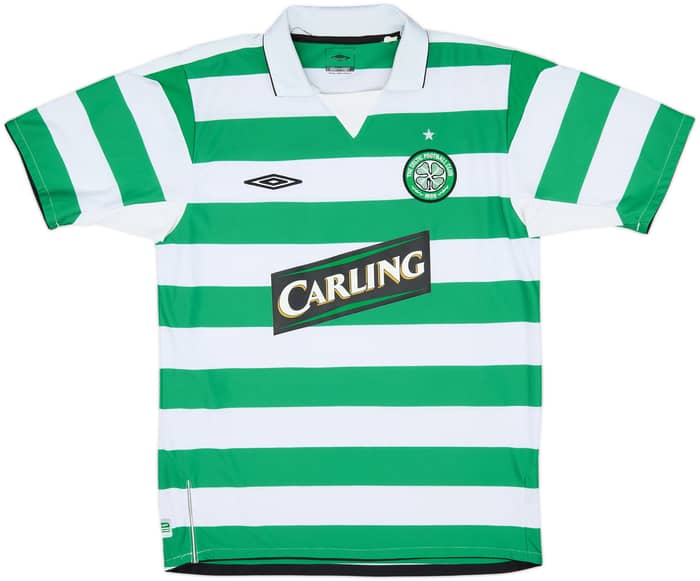 2004-05 Celtic Home Shirt Juninho #7 - 7/10 - (M)