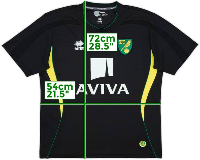 2012-13 Norwich City Away Shirt - 7/10 - (L)
