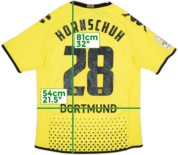 2011-12 Borussia Dortmund Home Shirt Hornschuh #28 - 6/10 - (L)