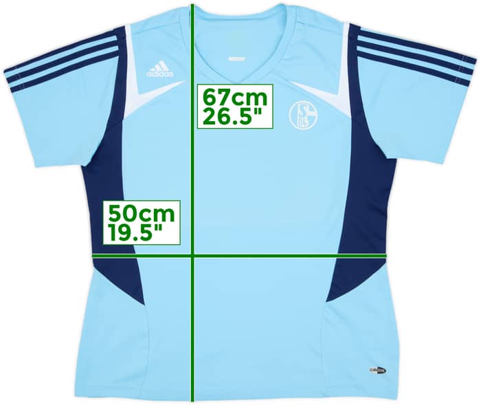 2006-07 Schalke adidas Training Shirt - 8/10 - (XL.Boys)