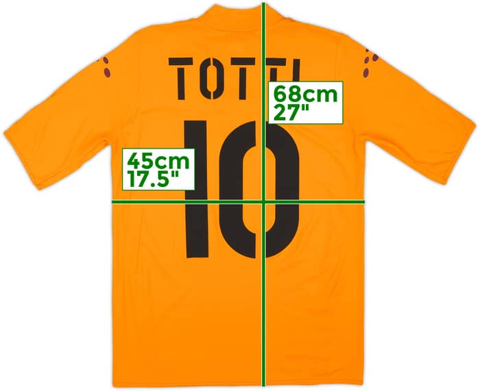 2003-04 Roma Third Shirt Totti #10 - 5/10 - (M)