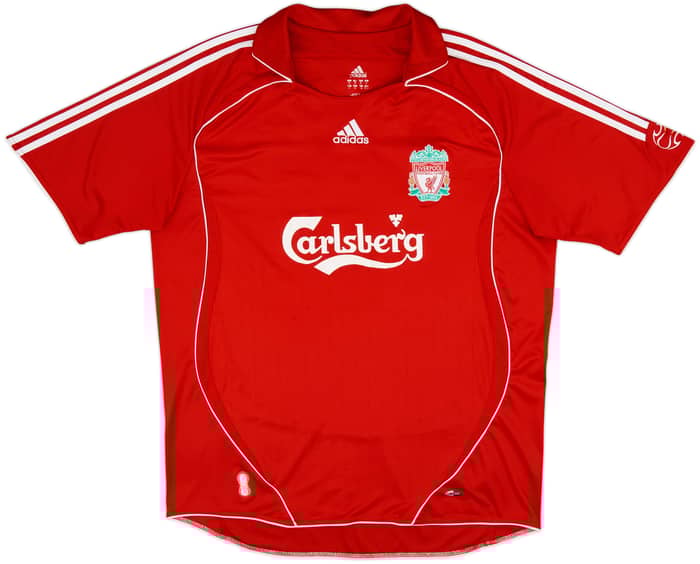 2006-08 Liverpool Home Shirt Agger #5 - 6/10 - (XL)