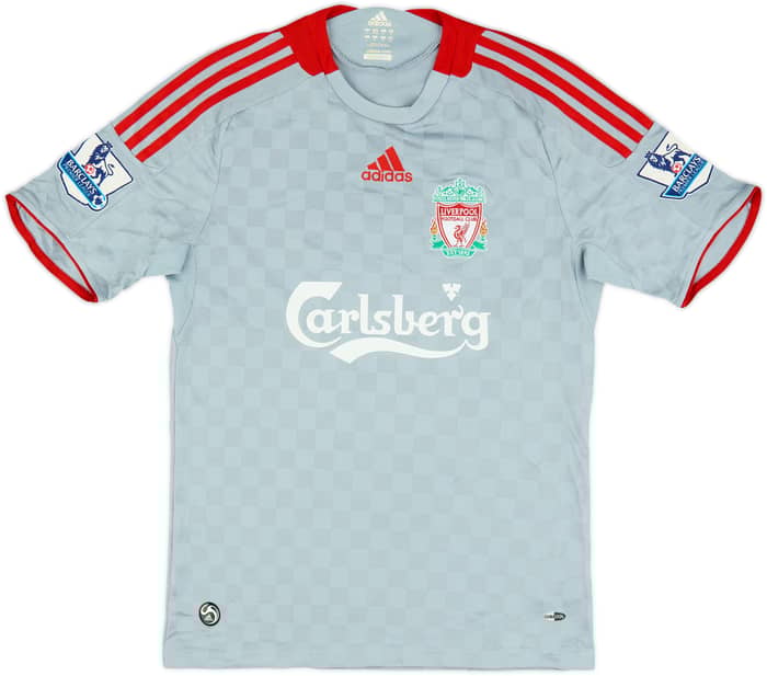 2008-09 Liverpool Away Shirt Gerrard #8 - 8/10 - (S)