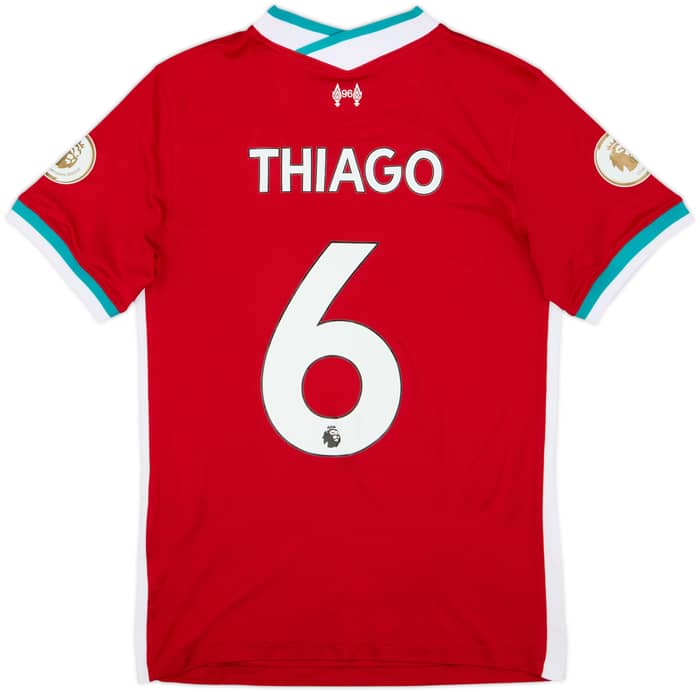 2020-21 Liverpool Home Shirt Thiago #6 - 6/10 - (S)
