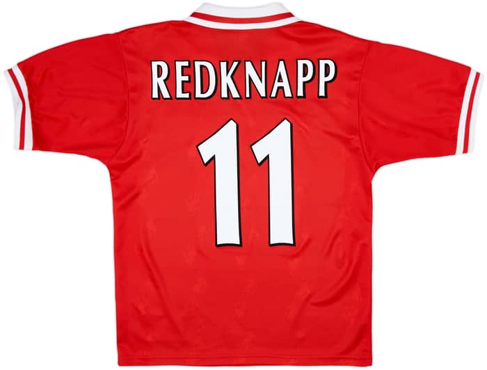 1996-98 Liverpool Home Shirt Redknapp #11 - 8/10 - (S)