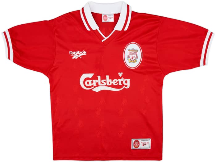 1996-98 Liverpool Home Shirt Redknapp #11 - 8/10 - (S)