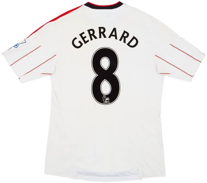 2010-11 Liverpool Away Shirt Gerrard #8 - 5/10 - (M)