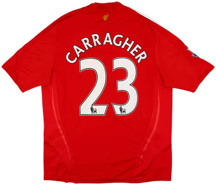 2008-10 Liverpool Home Shirt Carragher #23 - 8/10 - (L)