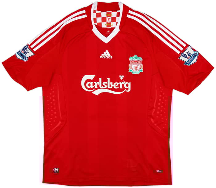 2008-10 Liverpool Home Shirt Carragher #23 - 8/10 - (L)