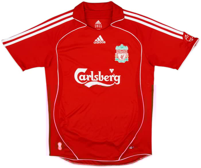 2006-08 Liverpool Home Shirt Gerrard #8 - 7/10 - (S)