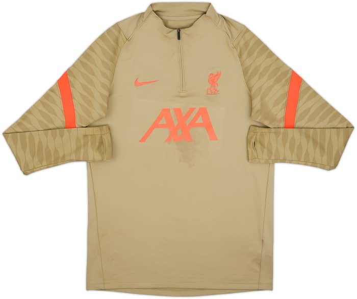 2021-22 Liverpool Nike 1/4 Zip Drill Top - 7/10 - (M)