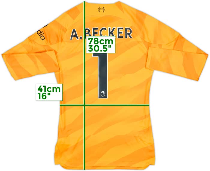 2022-23 Liverpool GK Shirt A.Becker #1 - 10/10 - (S)