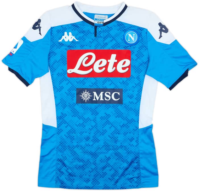 2019-20 Napoli Authentic Home Shirt Milik #99 - 9/10 - (S)