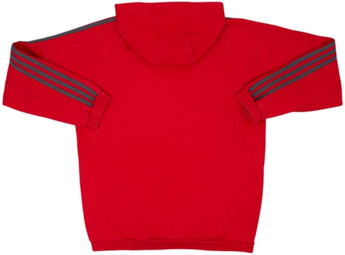 2009-10 Liverpool adidas Hooded Top - 6/10 - (S)