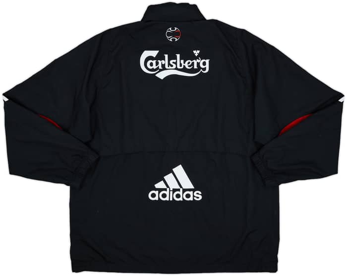 2007-08 Liverpool adidas Hooded Rain Jacket - 4/10 - (L/XL)