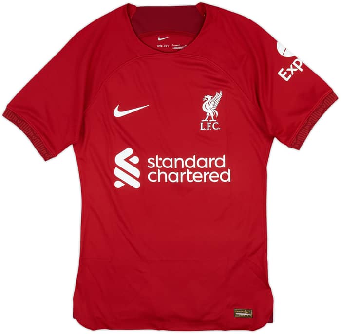 2022-23 Liverpool Authentic Home Shirt Virgil #4 - 8/10 - (Women's S)