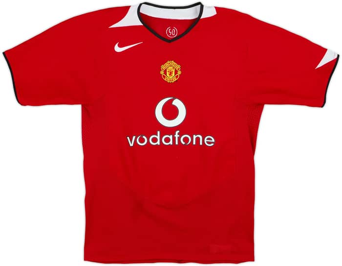 2004-06 Manchester United Home Shirt Rooney #8 - 6/10 - (M.Boys)