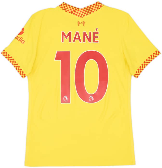 2021-22 Liverpool Authentic Third Shirt Mane #10 - 8/10 - (S)